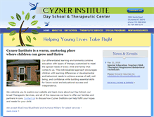 Tablet Screenshot of cyznerinstitute.com